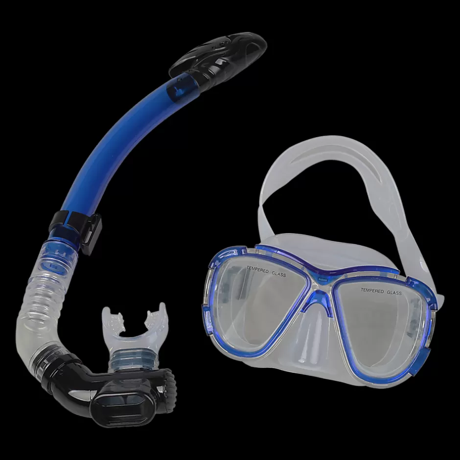 Discount Baby Direct Adult Snorkeling Swimming Diving Mask & Snorkel - Quality Tempered Glass