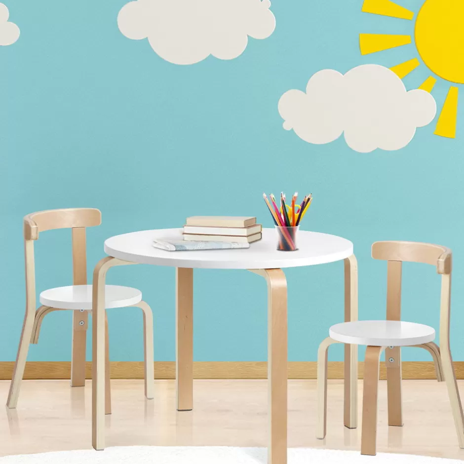 Best Sale Baby Direct 3PCS Set Kids Activity Table and Chairs Toy Play Desk