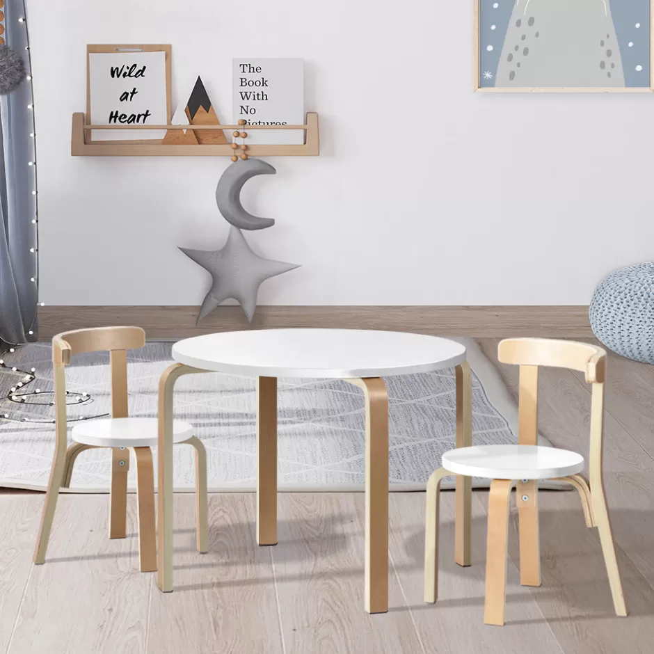 Best Sale Baby Direct 3PCS Set Kids Activity Table and Chairs Toy Play Desk