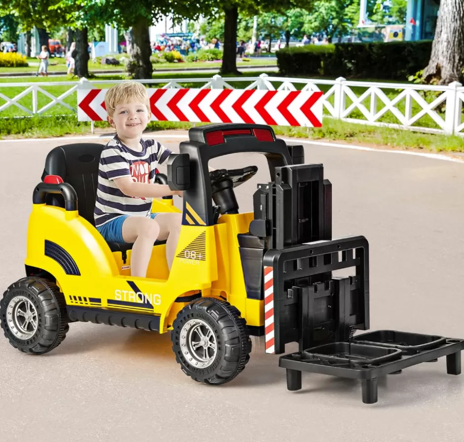 Flash Sale Baby Direct 12V Electric Forklift with Remote Control & Gear Switches