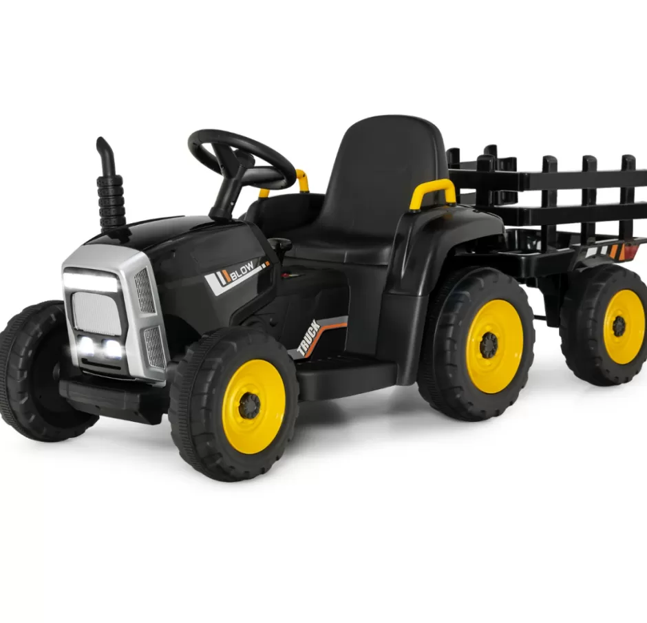 Cheap Baby Direct 12V Ride On Tractor with Trailer and Remote Control for Kids
