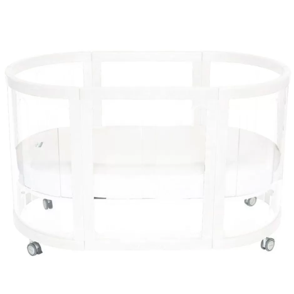 Flash Sale Baby Direct Babyhood Kaylula Sova Cot Clear White + Mattress