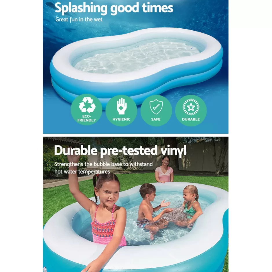 Online Baby Direct Bestway Inflatable Kids Pool Swimming Pool Family Pools 2.62m x 1.57m x 46cm