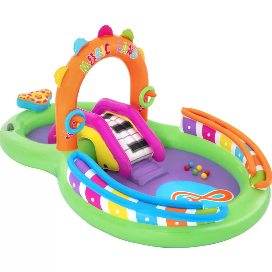 Fashion Baby Direct Bestway Inflatable Swimming Play Pool Kids Above Ground Kid Game Toy 3 People