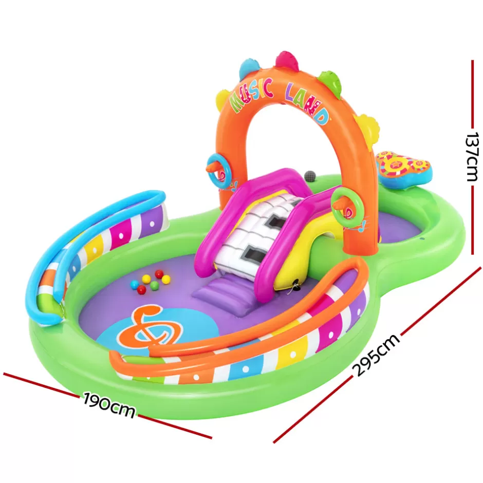 Fashion Baby Direct Bestway Inflatable Swimming Play Pool Kids Above Ground Kid Game Toy 3 People