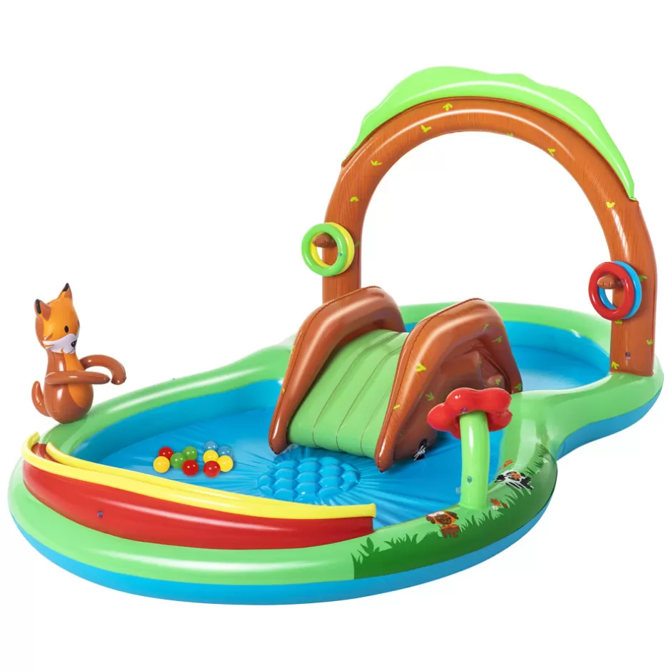 Best Baby Direct Bestway Swimming Pool Above Ground Inflatable Kids Friendly Woods Play Pools