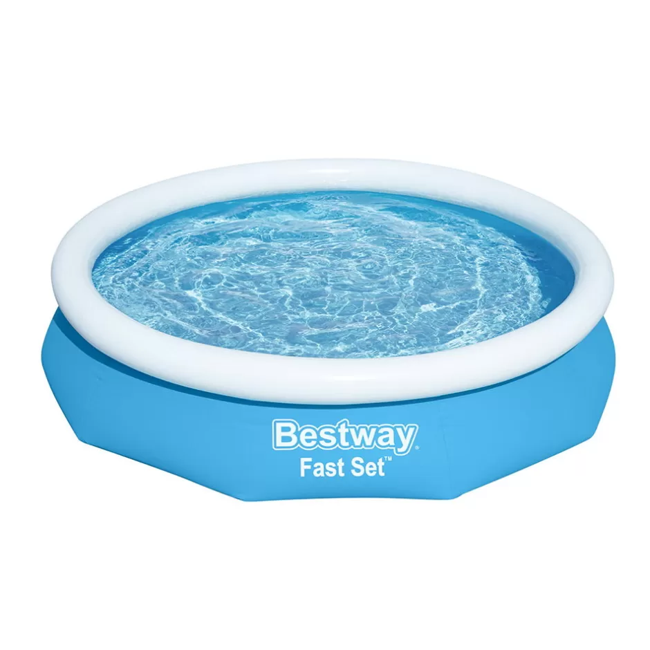 Clearance Baby Direct Bestway Swimming Pool Above Ground Kids Fast Set Pools with Filter Pump 3M