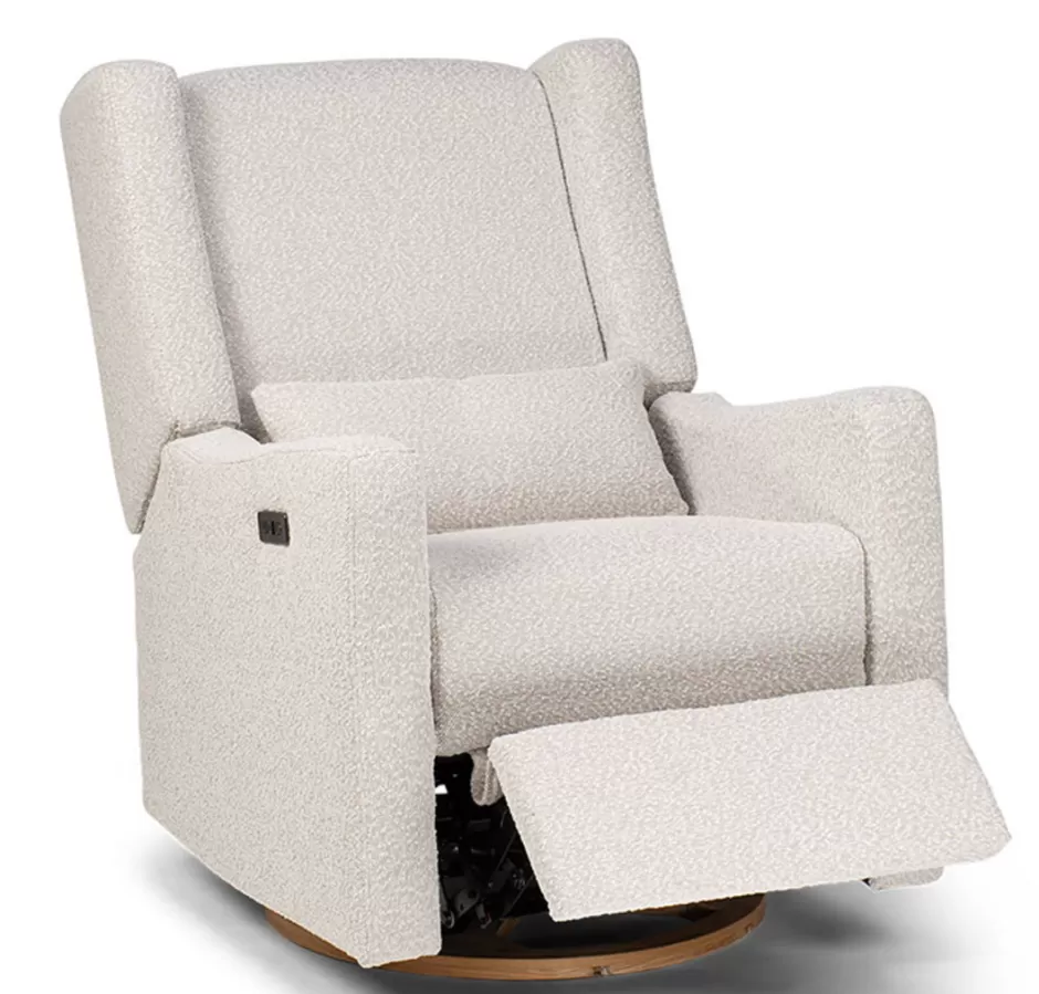 Hot Baby Direct COCOON BONDI Electric Recliner Glider Nursery Chair in Light Grey