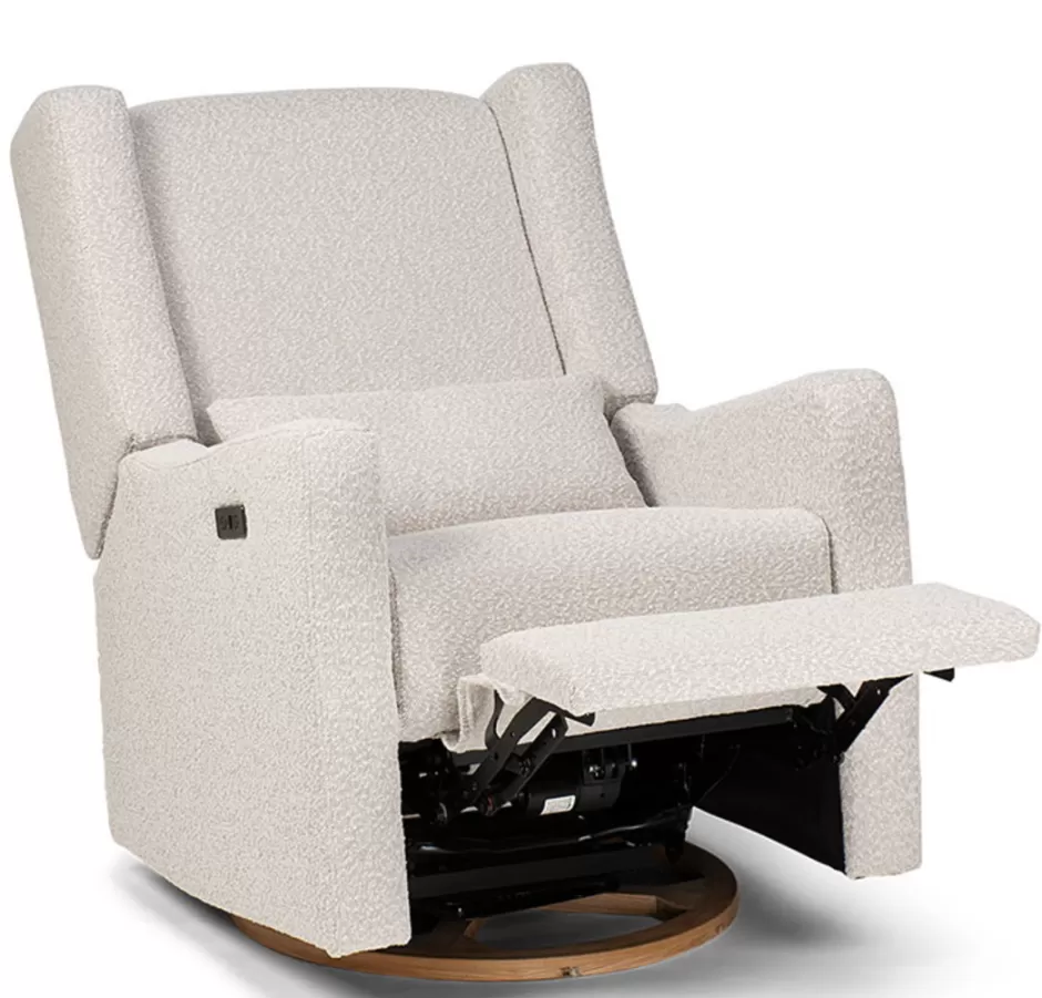 Hot Baby Direct COCOON BONDI Electric Recliner Glider Nursery Chair in Light Grey