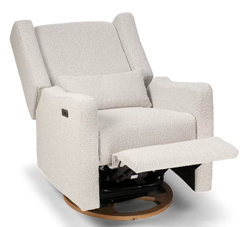 Hot Baby Direct COCOON BONDI Electric Recliner Glider Nursery Chair in Light Grey