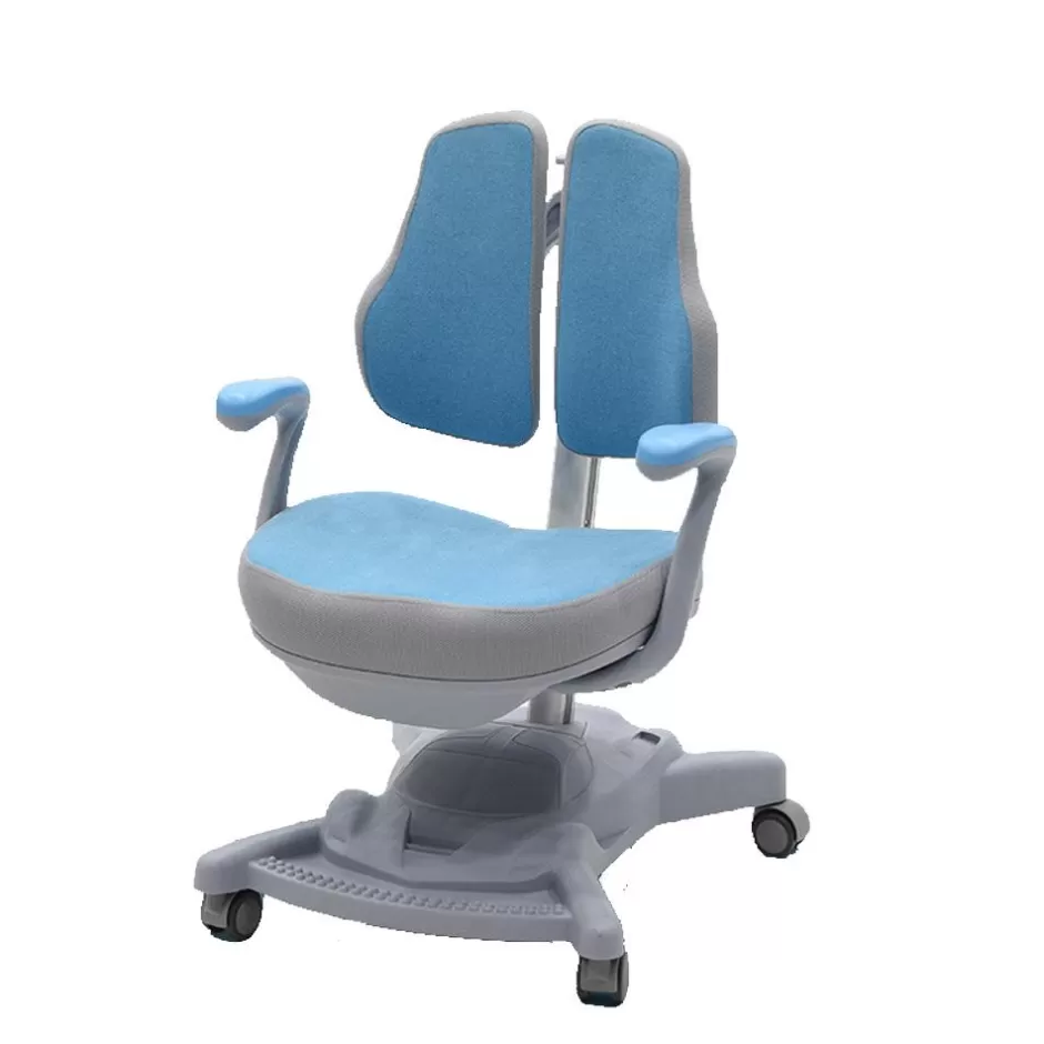 Fashion Baby Direct Height Adjustable Children Kids Ergonomic Study Desk Chair Set 120cm Blue  AU