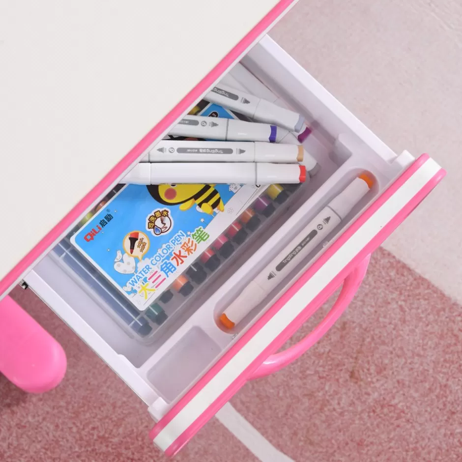 Best Sale Baby Direct Height Adjustable Children Kids Ergonomic Study Desk Chair Set 120cm Pink AU