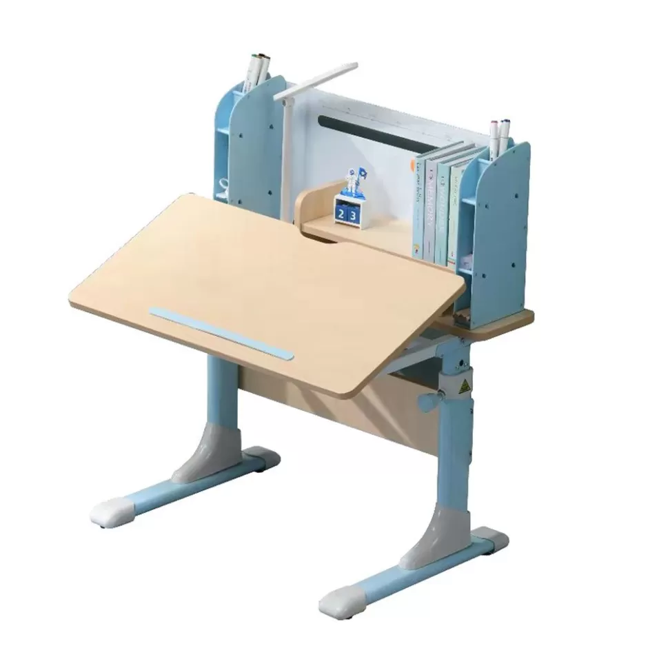 Discount Baby Direct Height Adjustable Children Kids Ergonomic Study Desk 80cm Blue AU