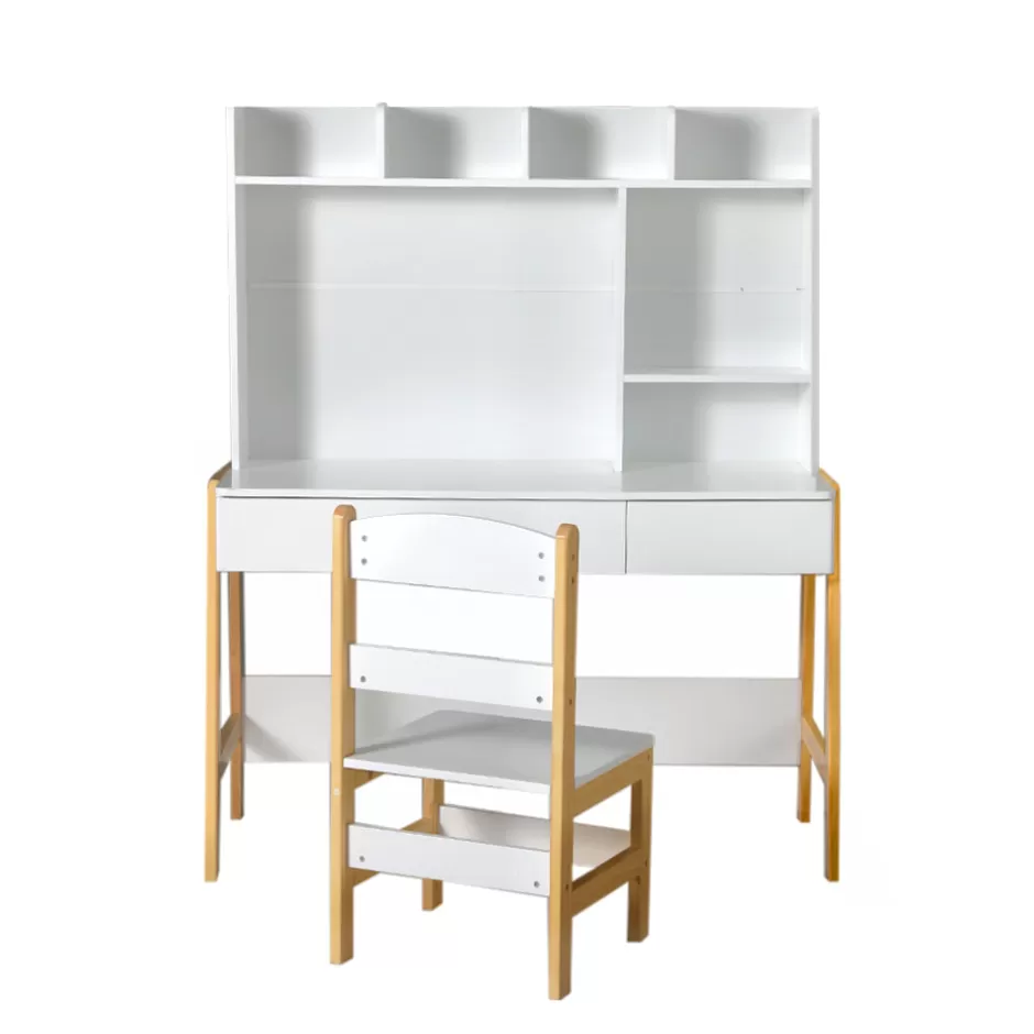 Best Baby Direct Keezi Kids Table and Chairs Set Study Play Toys Storage Desk Children Furniture
