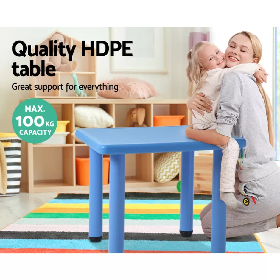 Clearance Baby Direct Keezi 60X60CM Kids Children Painting Activity Study Dining Playing Desk Table