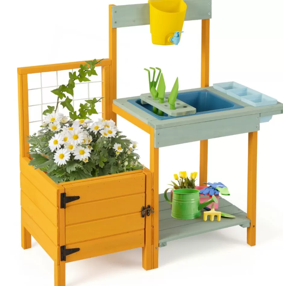 Discount Baby Direct Kids Outdoor Potting Bench Mud Playset with Planter Box