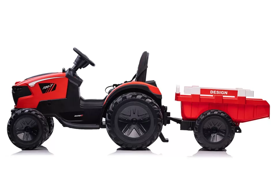 Outlet Baby Direct Kids Ride On Car 12V Tractor 2 In 1 With Trailer And Excavator