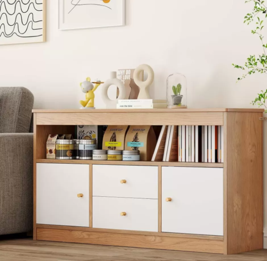 Online Baby Direct Kids Toy Storage Organizer with 2 Drawers and 2 Closed Cabinets