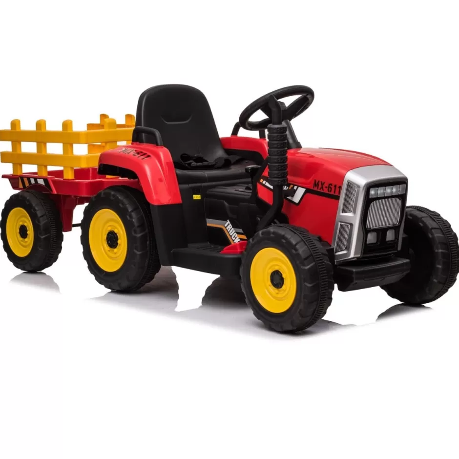 Best Sale Baby Direct Little Riders Kids Ride On Car Farm Expert Tractor with Trailer 12V