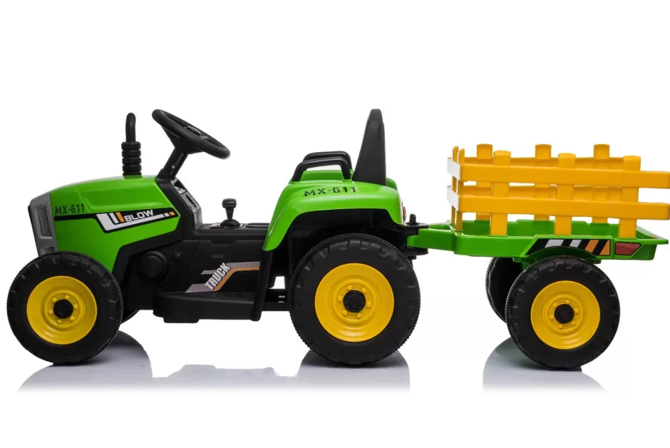 Best Sale Baby Direct Little Riders Kids Ride On Car Farm Expert Tractor with Trailer 12V