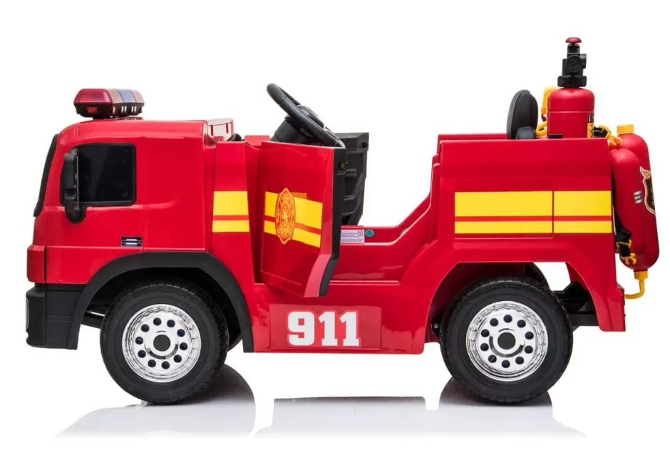 Cheap Baby Direct Little Riders Kids Ride On Car Fire Rescue Truck 12V