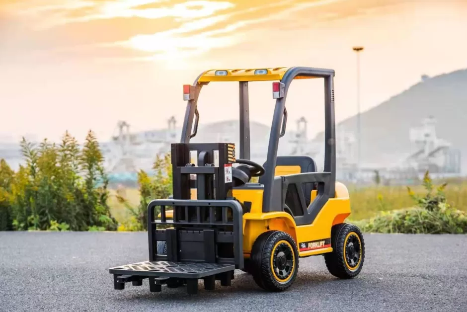 Best Sale Baby Direct Little Riders Kids Ride On Car Forklift 12V - Yellow