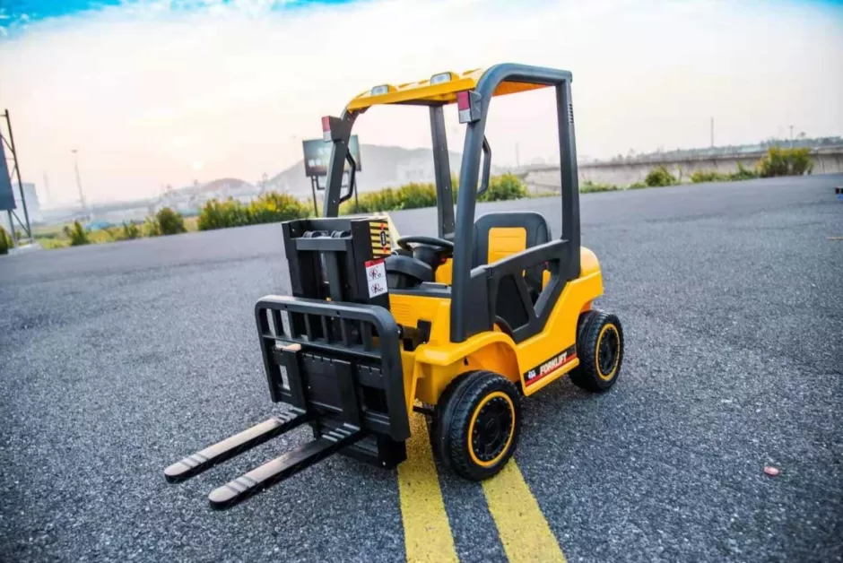 Best Sale Baby Direct Little Riders Kids Ride On Car Forklift 12V - Yellow