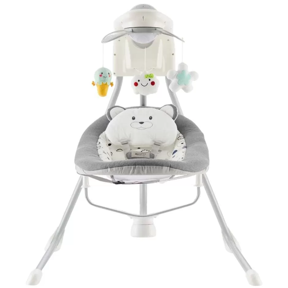 Best Sale Baby Direct Multifunction Electric Baby Swing Infant Rocking Cradle with Lights, Music, Baby Mobile