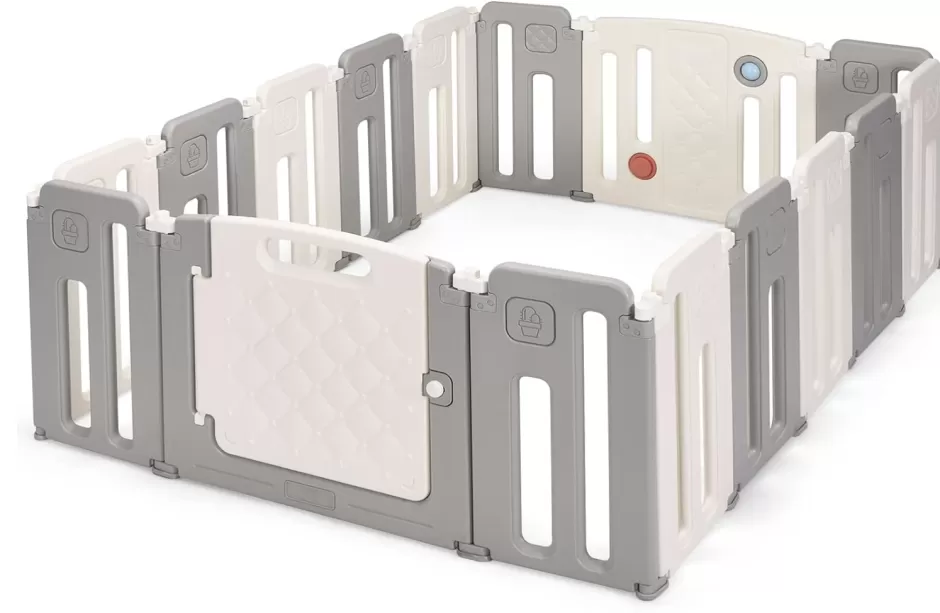 Best Baby Direct Rever Bebe 16 Panel Baby Playpen, Foldable Activity Play Center