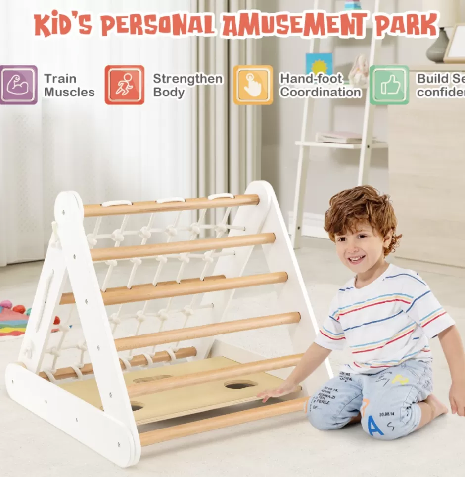 Discount Baby Direct Rever Bebe 4-in-1 Toddler Climbing Toys with 3-Sided Triangle Climber