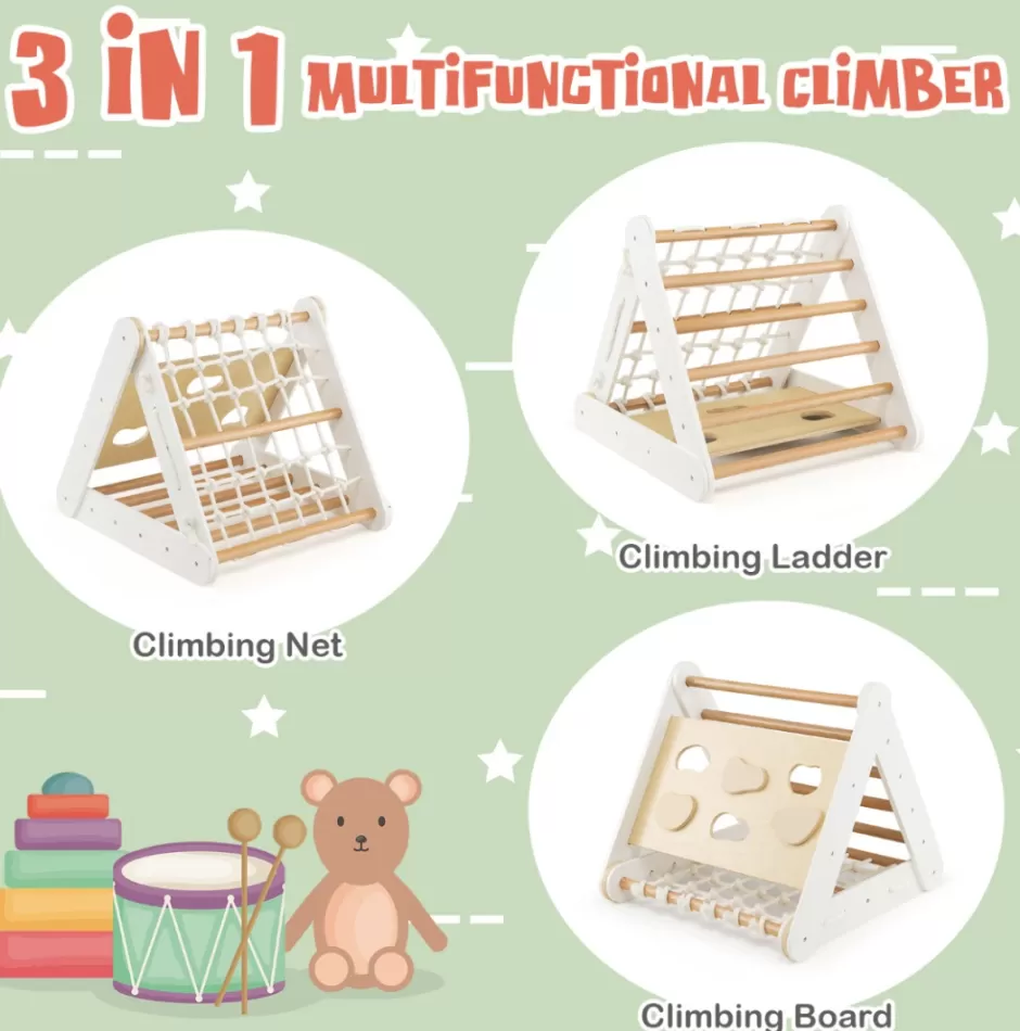 Discount Baby Direct Rever Bebe 4-in-1 Toddler Climbing Toys with 3-Sided Triangle Climber