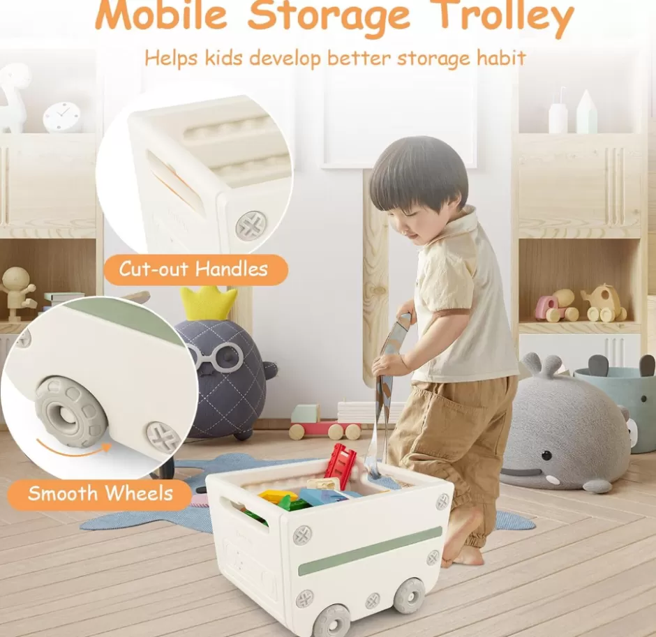 Best Baby Direct Rever Bebe  Kids Toy Storage Organizer ,Toy Chest and Bookshelf