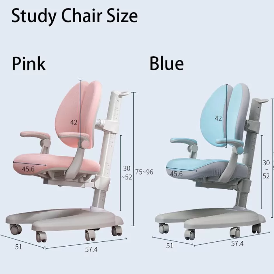 Best Sale Baby Direct Solid Rubber Wood Height Adjustable Children Kids Ergonomic Blue Study Desk Only 120cm AU