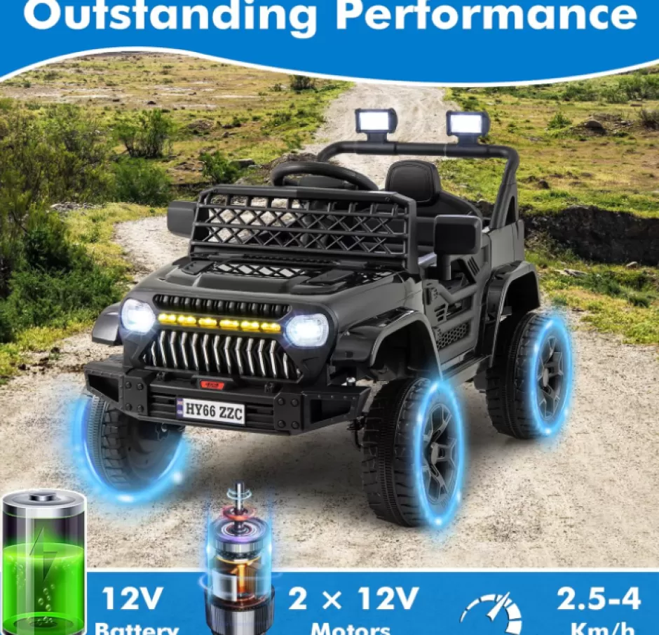 Clearance Baby Direct 12V Kids Ride on Jeep Electric Toy Car with Remote Control